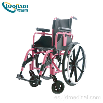 Silla de ruedas plegable manual de acero de muebles de hospital